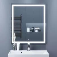 Зеркало для ванной комнаты Uperwood Tanos, 70*80 см, LED подсветка, сенсорный выключатель, антизапотевание
