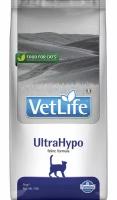 FARMINA VET LIFE FELINE ULTRAHYPO для взрослых кошек при пищевой аллергии (0,4 кг х 6 шт)