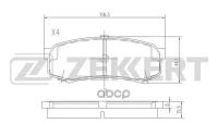 Колодки Торм. Диск. Задн. Mitsubishi Pajero Iv 06- Toyota Lc 70 80 100 90- Lc Prado 90 120 150 Zekkert арт. bs-2240