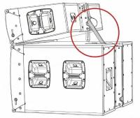 Turbosound LIVERPOOL TLX-GSL соединительная планка для граундстека, установка нижнего элемента с наклоном вниз -10 градусов