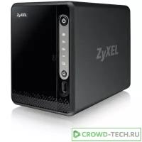 ZYXEL NAS326-EU0101F Сетевое хранилище, 2 отсека для HDD (max. 24Gb), 1xGLAN, 2xUSB3.0, 1xUSB2.0