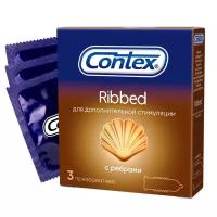 Contex Ribbed презервативы №3 с ребрами