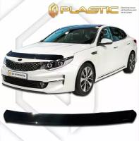 Дефлектор капота для Kia Optima 2016-2020 Classic черный