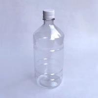 Бутылка ПЭТ «КНТ» 1 л. Упаковка пластиковой тары с крышкой