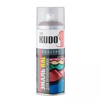 Аэрозольная краска для металлочерепицы и профнастила Kudo KU-07004R, 520 мл, RAL 7004, серая