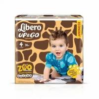 Подгузники-трусики детские Libero Up&Go, 4, 7-11 кг, 74 шт. - Essity