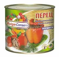 Bulgar conserv Перец фаршированный Bulgar Conserv c мясом и рисом 525 гр, 6шт