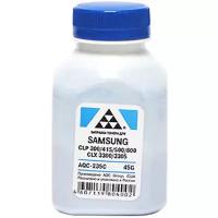 Тонер AQC 235C синий подходит для Samsung CLP 300/315/320/325/360/415/500/510/600/610/660/CLX3300/3305 45гр фас. Россия