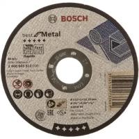 Диск отрезной Bosch Best по металлу 115x1,0мм, прямой