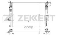 Радиатор Охлаждения Двигателя Renault Fluence 10- Megane Iii 08- Scenic Iii 09- Zekkert арт. mk-1073
