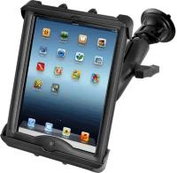 RAM-166-TAB17U авто крепление RAM для Apple iPad 1-4 в чехлах Lifeproof и др. муфта 140мм, шары 38мм