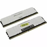 Оперативная память Crucial DDR4 16Gb (2x8Gb) 3200 Mhz pc- 25600 Ballistix White RGB (BL2K8G32C16U4WL)