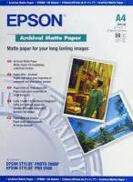 41342 Матовая фотобумага EPSON Archival Matte Paper A4 ( 50л., 192 г/м2)