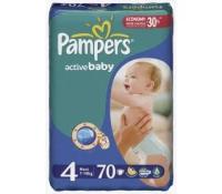 Подгузники Pampers Актив Беби Джамбо Макси 7-18кг, 70 шт. - Procter and Gamble