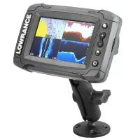 RAP-B-101U-LO11 морское крепление RAM для LOWRANCE Elite-5 и Elite-7 Ti, муфта 95 мм, шары 25 мм (1)