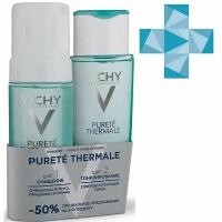 Набор для чувствительной кожи Vichy/Виши: Тоник Purete Thermale 200мл+Пенка придающая сияние 150мл (VRU05069)