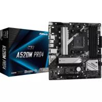 Материнская плата Asrock A520M PRO4 (AM4, mATX)