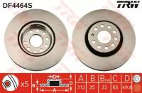 Тормозные колодки Trw DF4464S