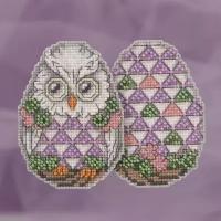 Owl Egg by Jim Shore (Сова) #JS181814 Mill Hill Набор для вышивания 7 x 9.5 см Счетный крест