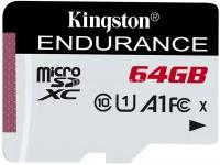 Карта памяти microSDXC 64ГБ Class10 Kingston High Endurance (sdce/64gb)