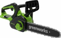 Цепная пила GREENWORKS G24CS25K2, аккумуляторная, 24В, 2Ач, с одним аккумулятором [2007707ua]