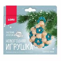 LORI Новогодняя игрушка Плетение из бусин Северное сияние Пз/Бус-023 с 7 лет