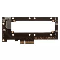 Адаптер-переходник / плата расширения для установки SSD EDSFF E1.S в разъем PCIe x4 / NHFK N-ED01