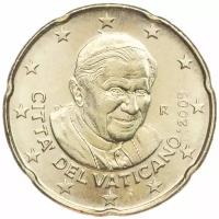 Монета Ватикан 20 евроцентов ( центов ) 2009