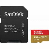 Карта памяти Sandisk microSDXC 256GB Extreme SDSQXA1-256G-GN6MA ( + SD Adapter + Rescue Pro Deluxe)