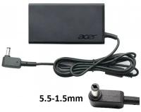 Зарядное устройство для ноутбука Acer TravelMate P2 TMP259-G2-MG-350C, 19V - 3.42A, 65 Вт (Штекер: 5.5-1.5мм) Slim