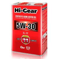 Масло моторное полусинтетическое Hi-Gear 5W30 SL/CF 4л (HG1134)