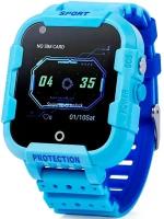 Для детей Wonlex Детские умные часы Smart Baby Watch Wonlex KT12, GPS, WiFi, камера, голубые противоударные водонепроницаемые)