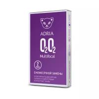 Контактные линзы ADIRA, Adria O2O2 MULTIFOCAL (2 pack), ежемесячные, -1,50, AD +1,00, 14,2 / 8,6 / 2 шт