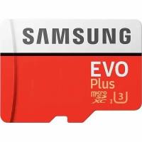 microSDXC 64GB Samsung EVO Plus Memory Card Samsung MB-MC64KA/RU UHS-I U1 Class 10, Adapter, 130 MB/s, 10000 циклов, - 25°C to 85°C, RTL (397583)