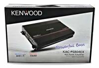 Усилитель автомобильный Kenwood KAC-PS804EX, черный