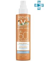 Мультипозиционный солнцезащитный спрей Vichy CAPITAL SOLEIL для детей SPF50 + для лица и тела 200 мл