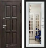 Входная дверь Labirint Термо Лондон с зеркалом Фацет 880x2050, открывание левое