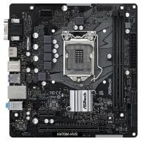 Материнская плата Socket-1200 ASRock H470M-HVS R2.0, H470 (2xDDR4 PCI-E16x GLan USB3.2 mATX)