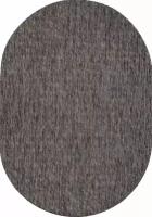 Ковер S112 - DARK GRAY - Овал - коллекция VEGAS 0.80x1.50