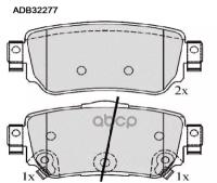 Колодки Торм. Nissan, Renault Nissan ALLIED NIPPON арт. ADB32277