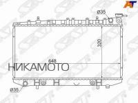 SAT SG-NS0001-14 Радиатор NISSAN Almera N15, Sunny B13/B14/N14, Pulsar, Presea, Sentra, AD, Wingroad (1990-2000) двигателя CD17/CD18/CD20/GA16/SR18 трубчатый