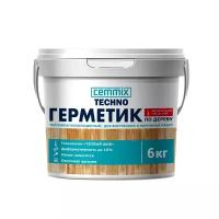 Акриловый герметик для дерева теплый шов Cemmix, 6 кг, сосна