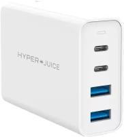 Сетевое зарядное устройство HyperJuice GaN 100W USB-C Charger 5А USB-C 2 х USB белый HJ-GAN100