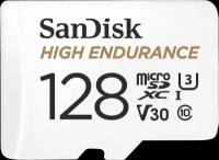 Карта памяти microSD 128GB SanDisk High Endurance R-100MB/s, W-40Mb/s для камер непрерывной записи(SDSQQNR-128G-GN6IA)