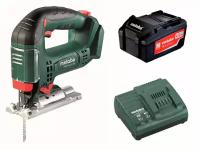 Лобзик Metabo STAB 18 LTX 100 1x4Ah + ЗУ ASC55 T03350