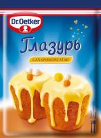 Глазурь сахарная DR.OETKER желтая, 100г