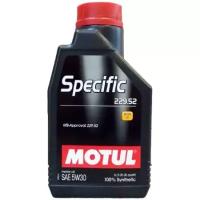 Моторное масло Motul Specific MB 229.52 5W-30 синтетическое 1 л