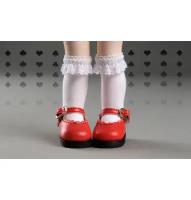 Туфельки Dollmore Lolo Cut Shoes (Лоло цвет красный для кукол Доллмор)