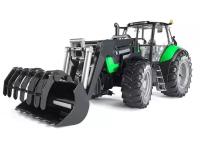 Трактор BRUDER Deutz Agrotron X720 с погрузчиком 03-081