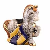 Конь серый малый Grey Horse small De Rosa Rinconada. Керамическая фигурка. Высота 9,3 см